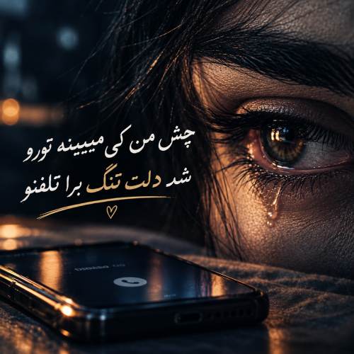 چش من کی میبینه تورو شد دلت تنگ برا تلفنو