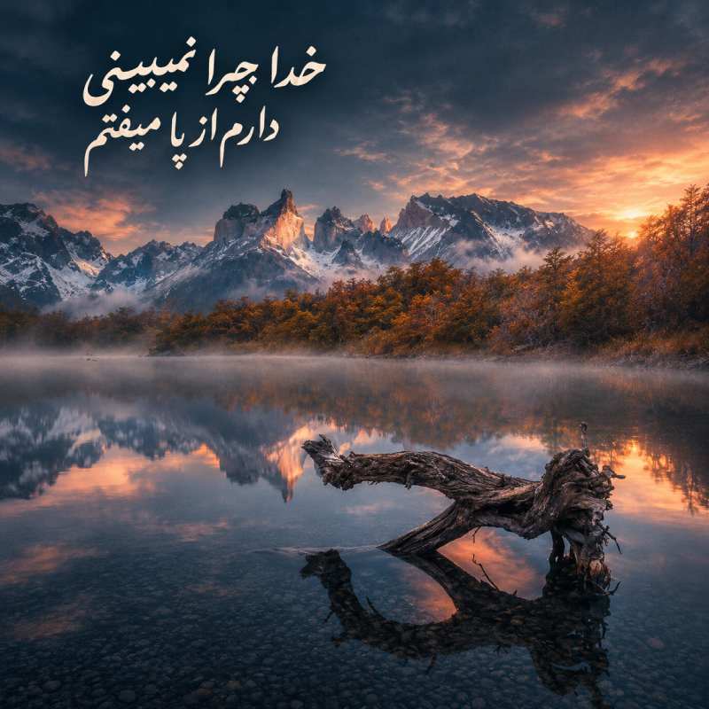 دانلود آهنگ خدا چرا نمیبینی دارم از پا میافتم با متن و کیفیت اصلی